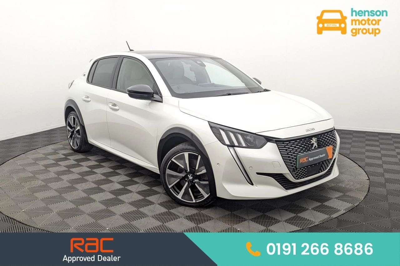 A 2020 PEUGEOT E-208 50kWh GT Hatchback 5dr Electric Auto (136 ps) Award Winning 5 Star Dealersh A 2020 PEUGEOT E-208 50kWh GT Hatchback 5dr Electric Auto (136 ps) Award Winning 5 Star Dealersh