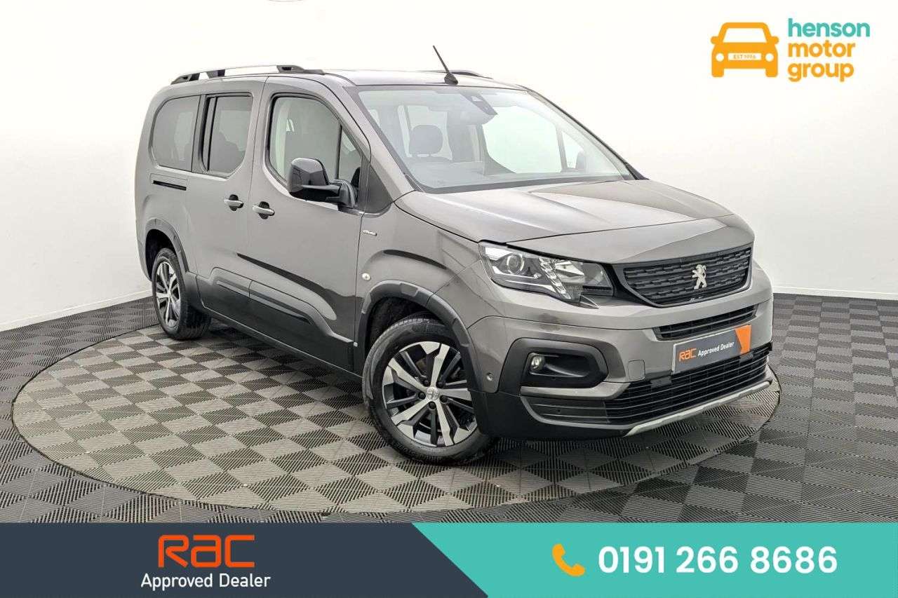 A 2020 PEUGEOT RIFTER 1.5 BlueHDi GT Line Long MPV 5dr Diesel EAT Euro 6 (s/s) (130 ps) Award Win A 2020 PEUGEOT RIFTER 1.5 BlueHDi GT Line Long MPV 5dr Diesel EAT Euro 6 (s/s) (130 ps) Award Win