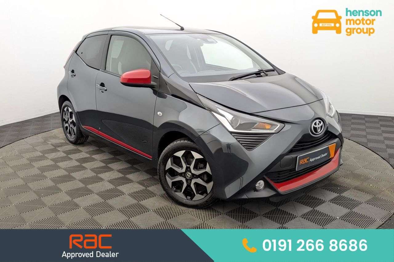 A 2019 TOYOTA AYGO 1.0 VVT-i x-trend Hatchback 5dr Petrol Manual Euro 6 (Safety Sense) (71 ps) A 2019 TOYOTA AYGO 1.0 VVT-i x-trend Hatchback 5dr Petrol Manual Euro 6 (Safety Sense) (71 ps)