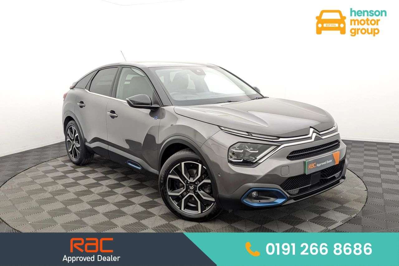A 2023 CITROEN E-C4 50kWh Shine Plus Hatchback 5dr Electric Auto (7.4kW Charger) (136 ps) Award A 2023 CITROEN E-C4 50kWh Shine Plus Hatchback 5dr Electric Auto (7.4kW Charger) (136 ps) Award