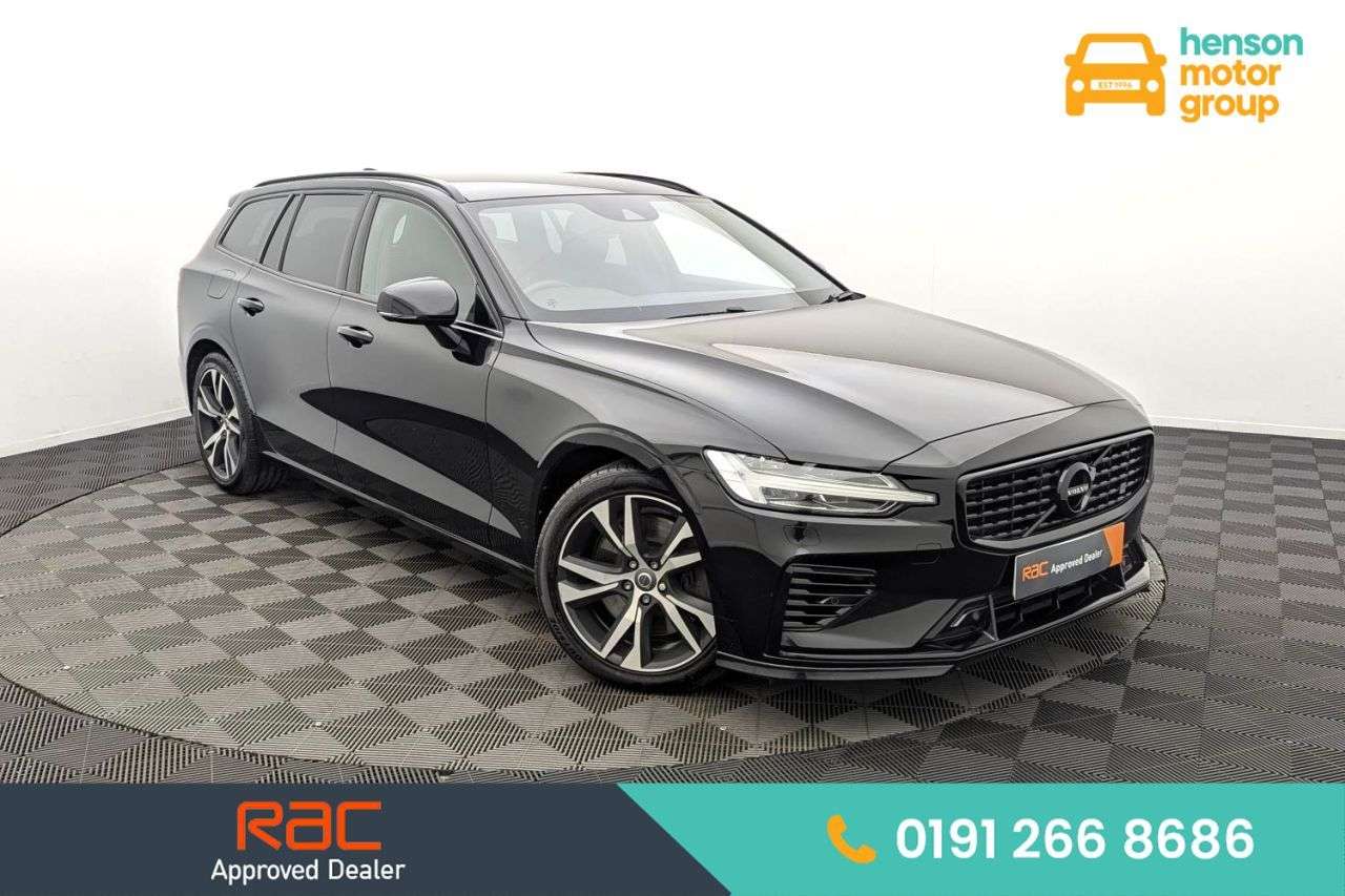 A 2021 VOLVO V60 2.0h T6 Recharge 11.6kWh R-Design Estate 5dr Petrol Plug-in Hybrid Auto AWD A 2021 VOLVO V60 2.0h T6 Recharge 11.6kWh R-Design Estate 5dr Petrol Plug-in Hybrid Auto AWD