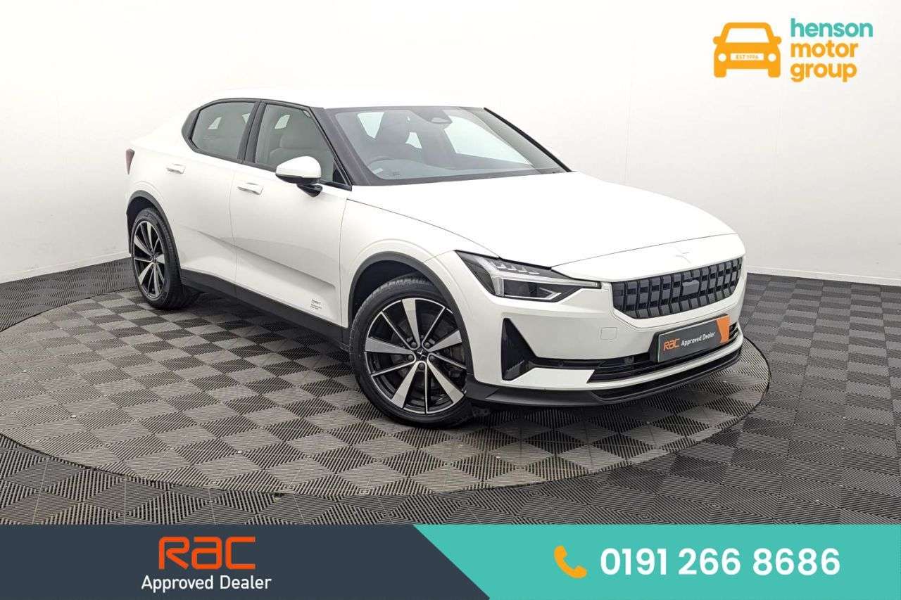 A 2022 POLESTAR POLESTAR 2 Single Motor 64kWh Standard Range Fastback 5dr Electric Auto FWD (224 ps) A 2022 POLESTAR POLESTAR 2 Single Motor 64kWh Standard Range Fastback 5dr Electric Auto FWD (224 ps)