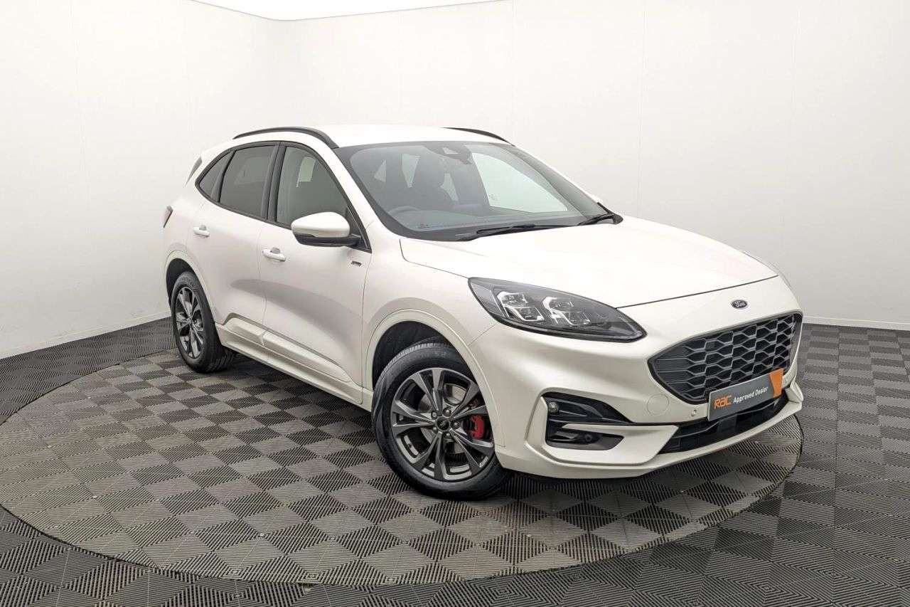 A 2022 FORD KUGA 2.5 EcoBoost Duratec 14.4kWh ST-Line SUV 5dr Petrol Plug-in Hybrid CVT Euro A 2022 FORD KUGA 2.5 EcoBoost Duratec 14.4kWh ST-Line SUV 5dr Petrol Plug-in Hybrid CVT Euro