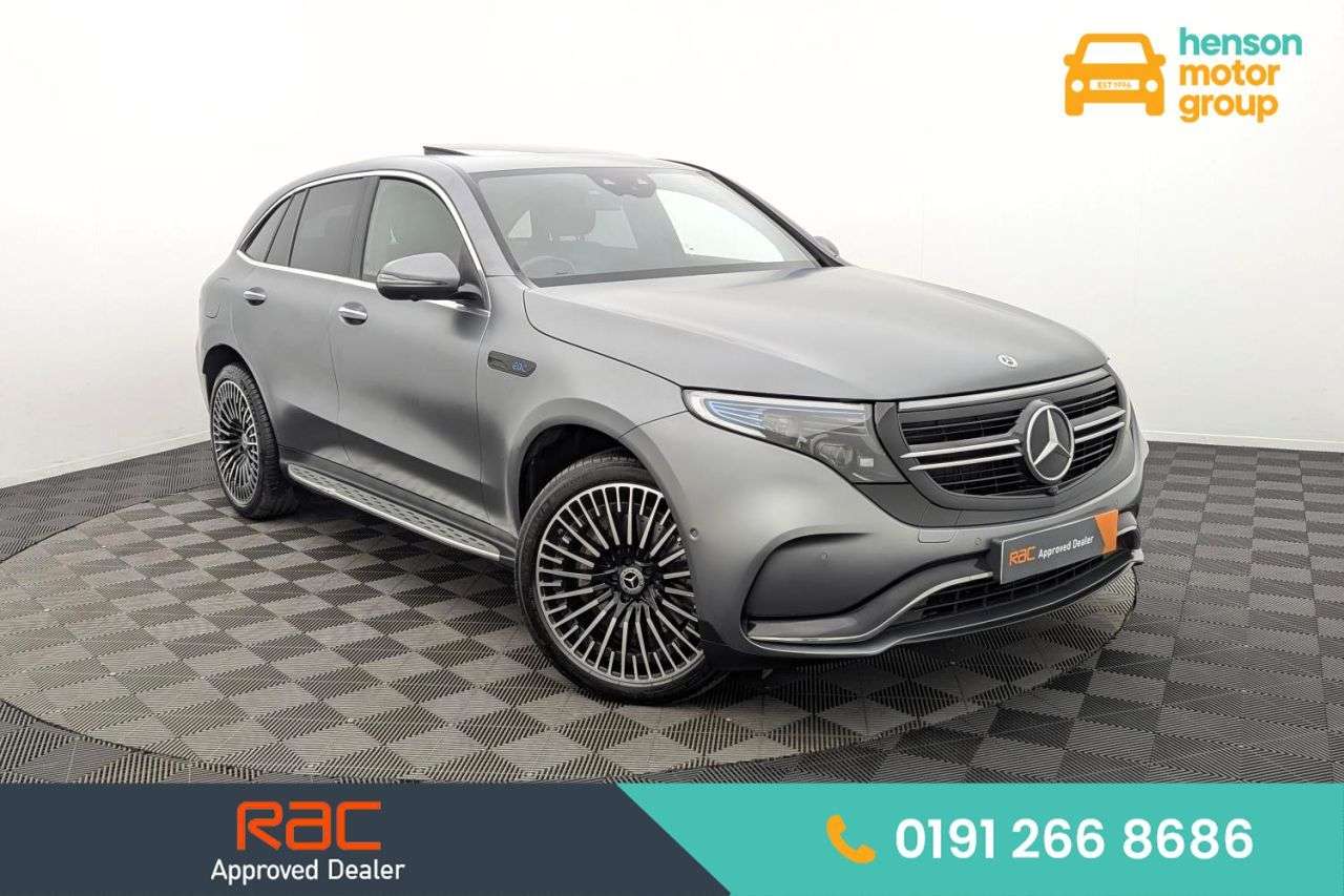 A 2021 MERCEDES-BENZ EQC EQC 400 80kWh AMG Line (Premium Plus) SUV 5dr Electric Auto 4MATIC (408 ps) A 2021 MERCEDES-BENZ EQC EQC 400 80kWh AMG Line (Premium Plus) SUV 5dr Electric Auto 4MATIC (408 ps)