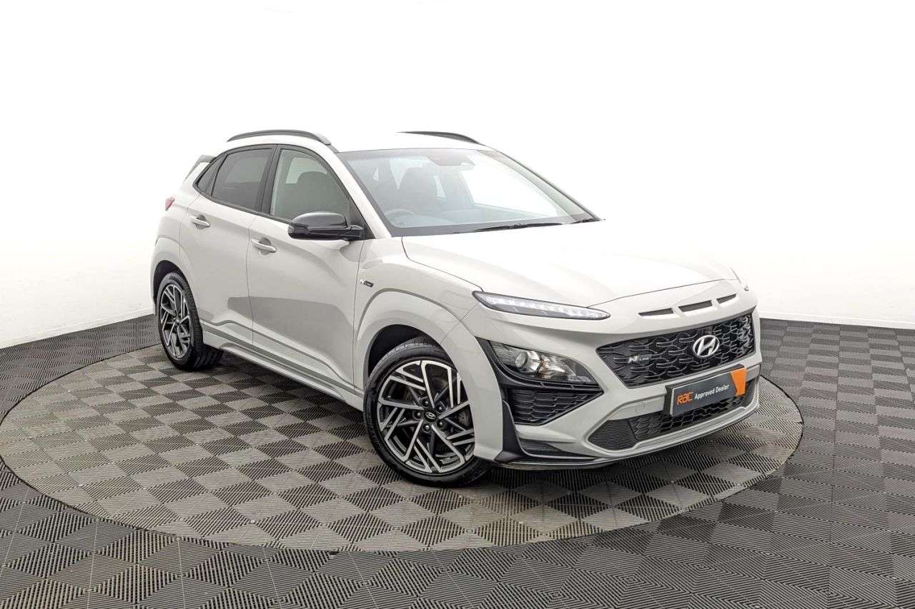 A 2023 HYUNDAI KONA 1.0 T-GDi MHEV N Line SUV 5dr Petrol Hybrid Manual Euro 6 (s/s) (120 ps) Aw A 2023 HYUNDAI KONA 1.0 T-GDi MHEV N Line SUV 5dr Petrol Hybrid Manual Euro 6 (s/s) (120 ps) Aw
