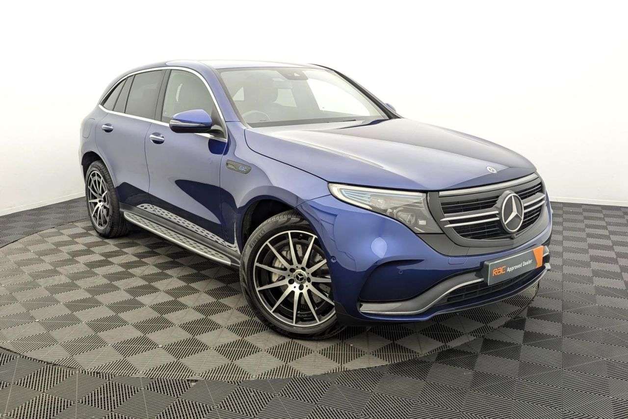 A 2021 MERCEDES-BENZ EQC EQC 400 80kWh AMG Line SUV 5dr Electric Auto 4MATIC (408 ps) Award Winning A 2021 MERCEDES-BENZ EQC EQC 400 80kWh AMG Line SUV 5dr Electric Auto 4MATIC (408 ps) Award Winning