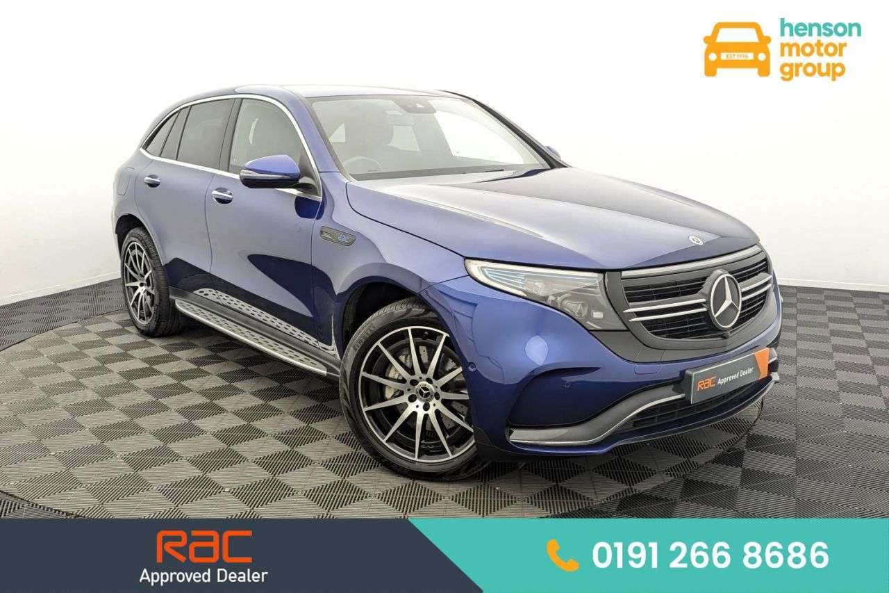 A 2021 MERCEDES-BENZ EQC EQC 400 80kWh AMG Line SUV 5dr Electric Auto 4MATIC (408 ps) Award Winning A 2021 MERCEDES-BENZ EQC EQC 400 80kWh AMG Line SUV 5dr Electric Auto 4MATIC (408 ps) Award Winning