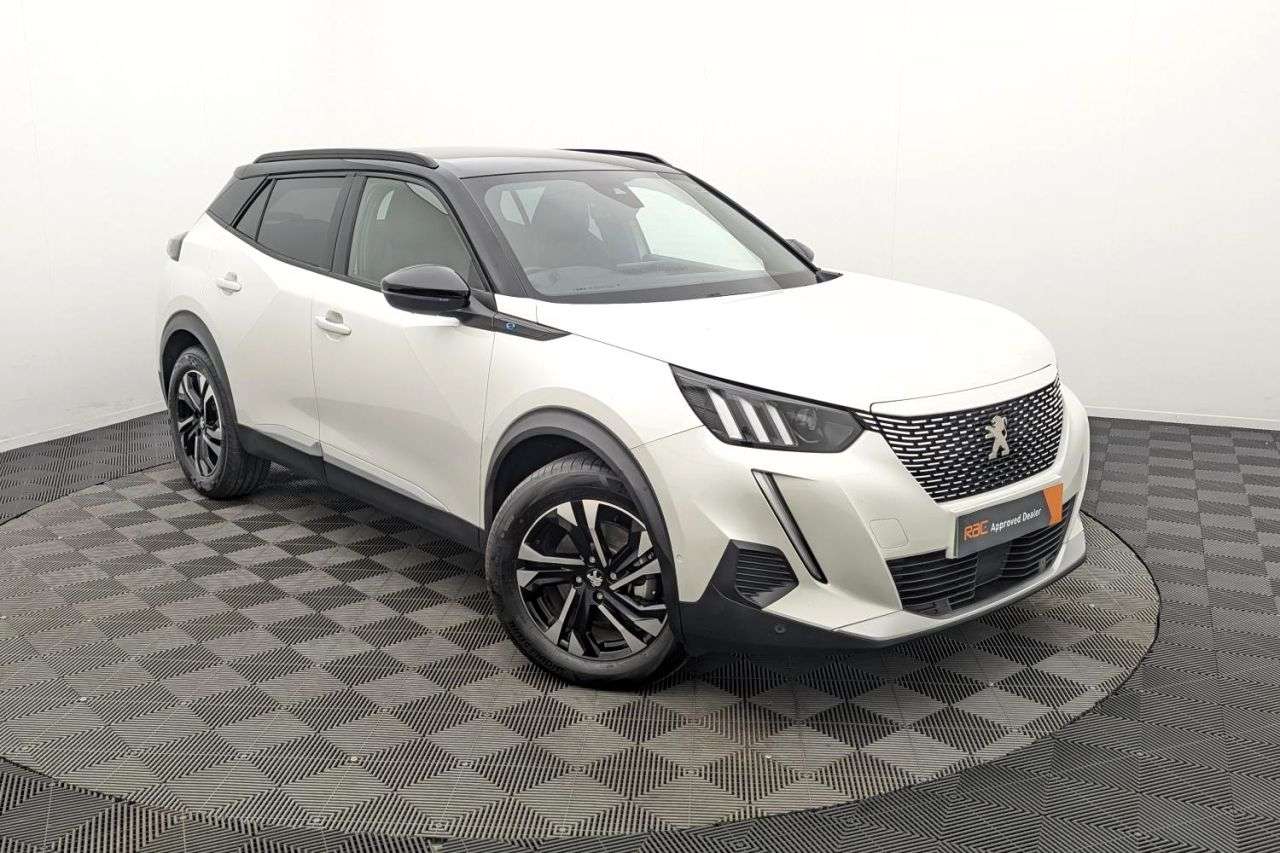 A 2023 PEUGEOT E-2008 50kWh GT SUV 5dr Electric Auto (7kW Charger) (136 ps) Award Winning 5 Star A 2023 PEUGEOT E-2008 50kWh GT SUV 5dr Electric Auto (7kW Charger) (136 ps) Award Winning 5 Star