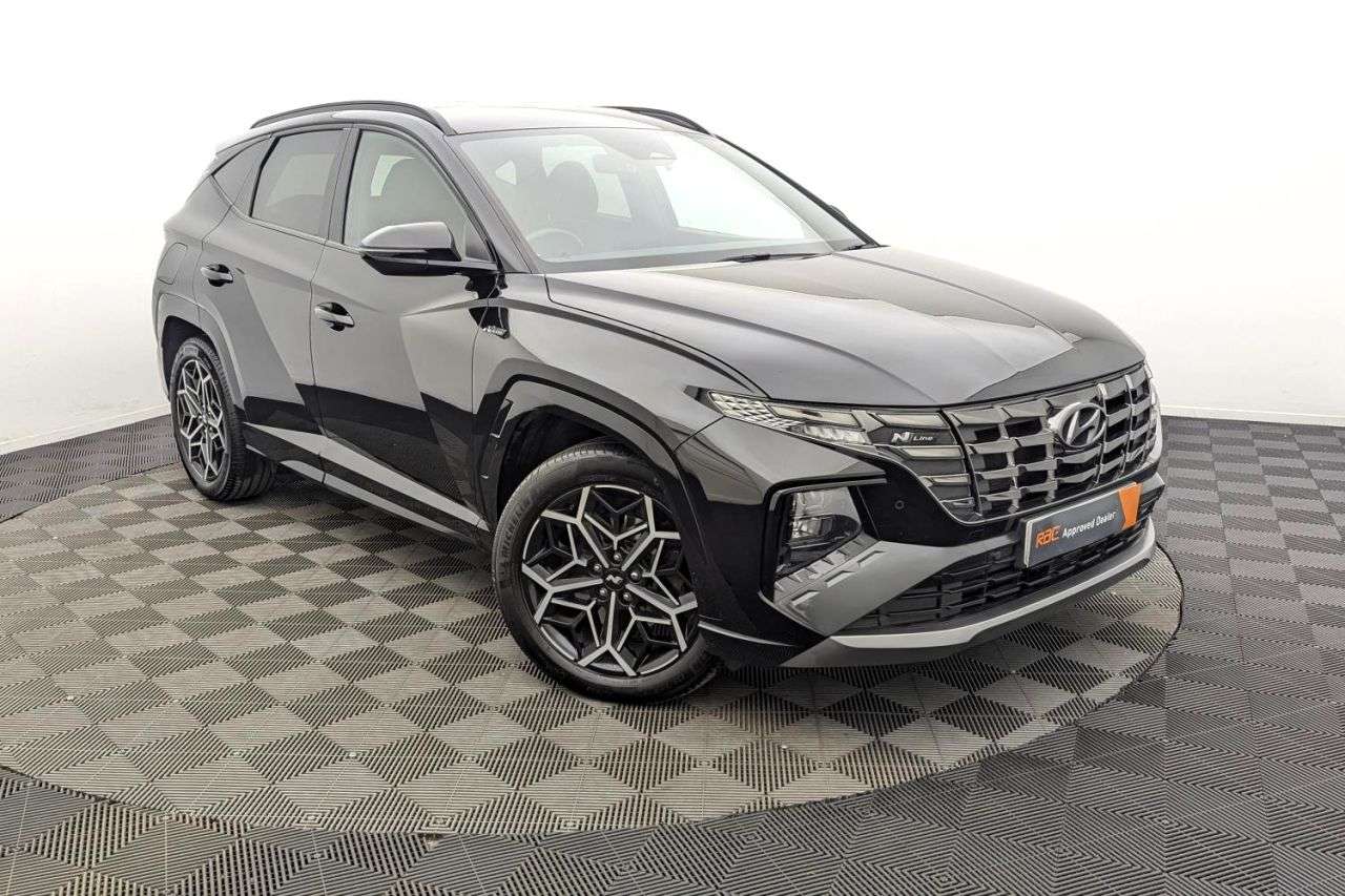 A 2023 HYUNDAI TUCSON 1.6 T-GDi 13.8kWh N Line SUV 5dr Petrol Plug-in Hybrid Auto 4WD Euro 6 (s/s A 2023 HYUNDAI TUCSON 1.6 T-GDi 13.8kWh N Line SUV 5dr Petrol Plug-in Hybrid Auto 4WD Euro 6 (s/s