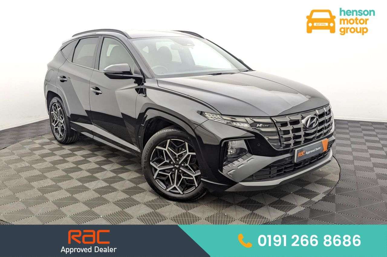 A 2023 HYUNDAI TUCSON 1.6 T-GDi 13.8kWh N Line SUV 5dr Petrol Plug-in Hybrid Auto 4WD Euro 6 (s/s A 2023 HYUNDAI TUCSON 1.6 T-GDi 13.8kWh N Line SUV 5dr Petrol Plug-in Hybrid Auto 4WD Euro 6 (s/s