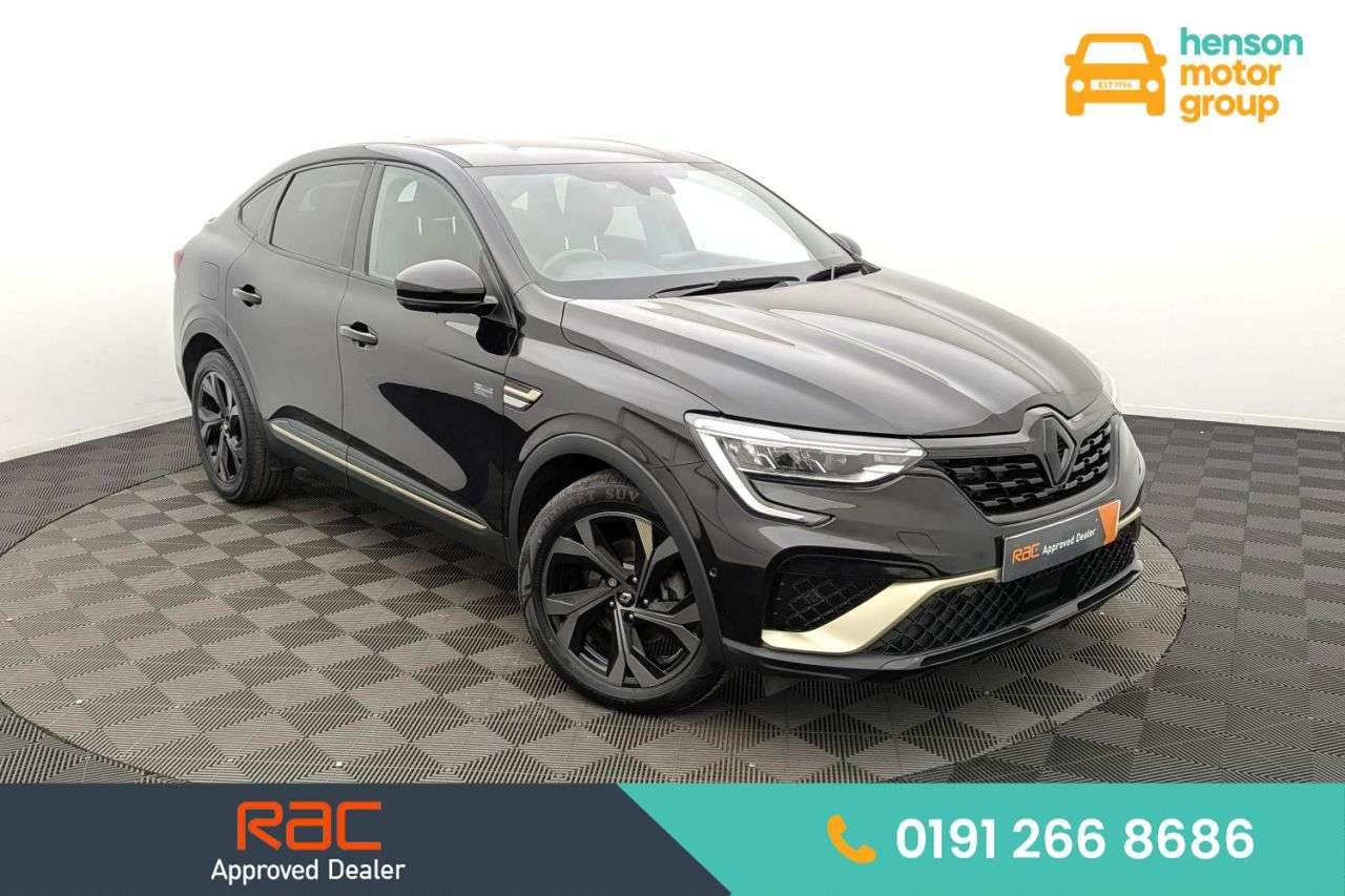 A 2023 RENAULT ARKANA 1.6 E-TECH E-Tech engineered SUV 5dr Petrol Hybrid Auto 2WD Euro 6 (s/s) (1 A 2023 RENAULT ARKANA 1.6 E-TECH E-Tech engineered SUV 5dr Petrol Hybrid Auto 2WD Euro 6 (s/s) (1