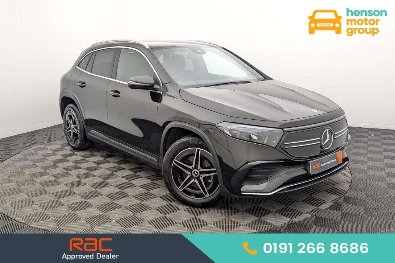 A 2022 MERCEDES-BENZ EQA EQA 250 66.5kWh AMG Line SUV 5dr Electric Auto (190 ps) Award Winning 5 Sta A 2022 MERCEDES-BENZ EQA EQA 250 66.5kWh AMG Line SUV 5dr Electric Auto (190 ps) Award Winning 5 Sta