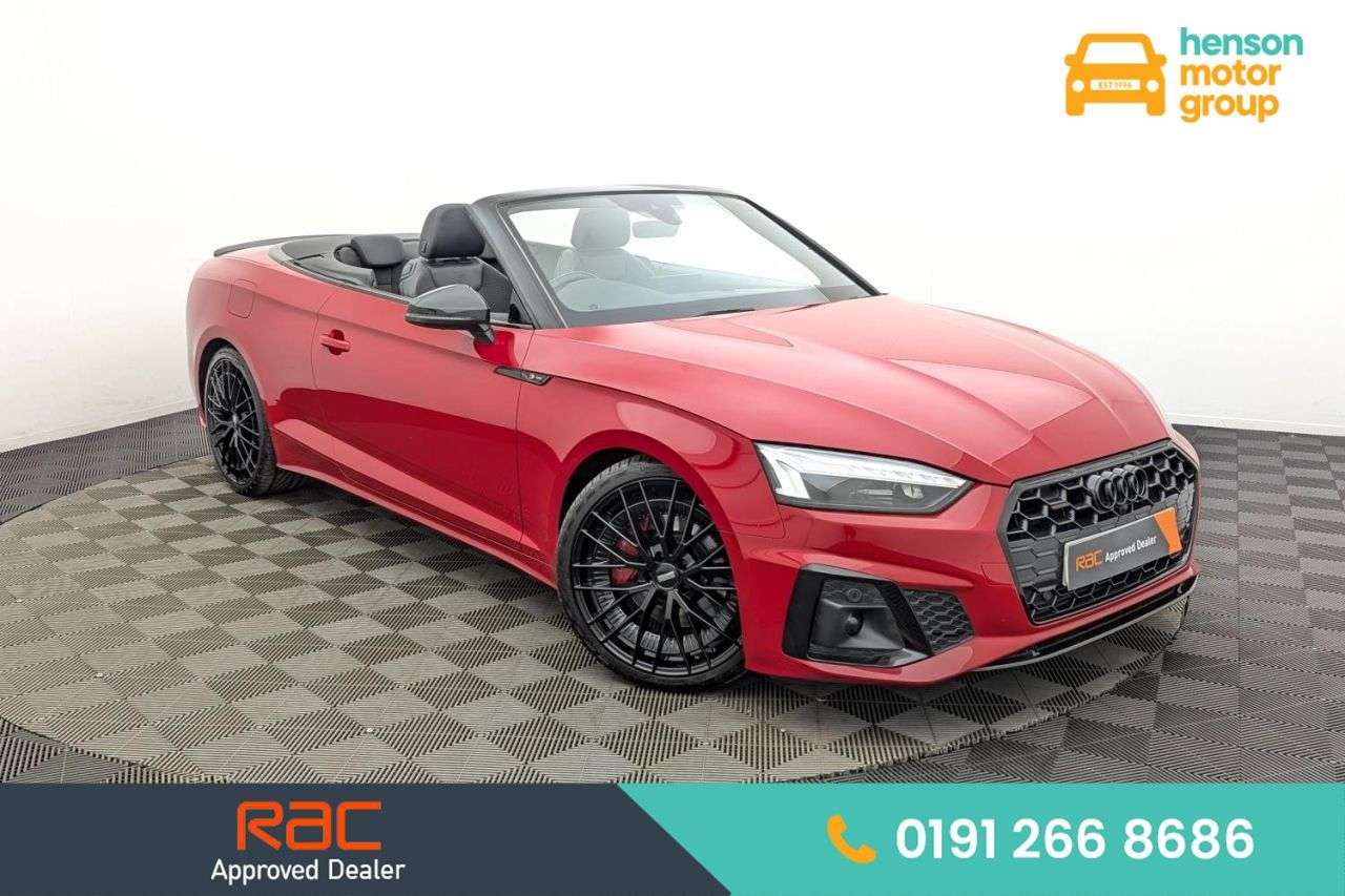 A 2021 AUDI A5 CABRIOLET 2.0 TFSI 45 S line Convertible 2dr Petrol S Tronic quattro Euro 6 (s/s) (26 A 2021 AUDI A5 CABRIOLET 2.0 TFSI 45 S line Convertible 2dr Petrol S Tronic quattro Euro 6 (s/s) (26