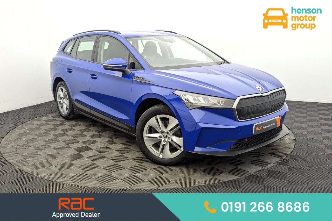 A 2021 SKODA ENYAQ iV 62kWh 60 SUV 5dr Electric Auto (179 ps) Award Winning 5 Star Dealership A 2021 SKODA ENYAQ iV 62kWh 60 SUV 5dr Electric Auto (179 ps) Award Winning 5 Star Dealership