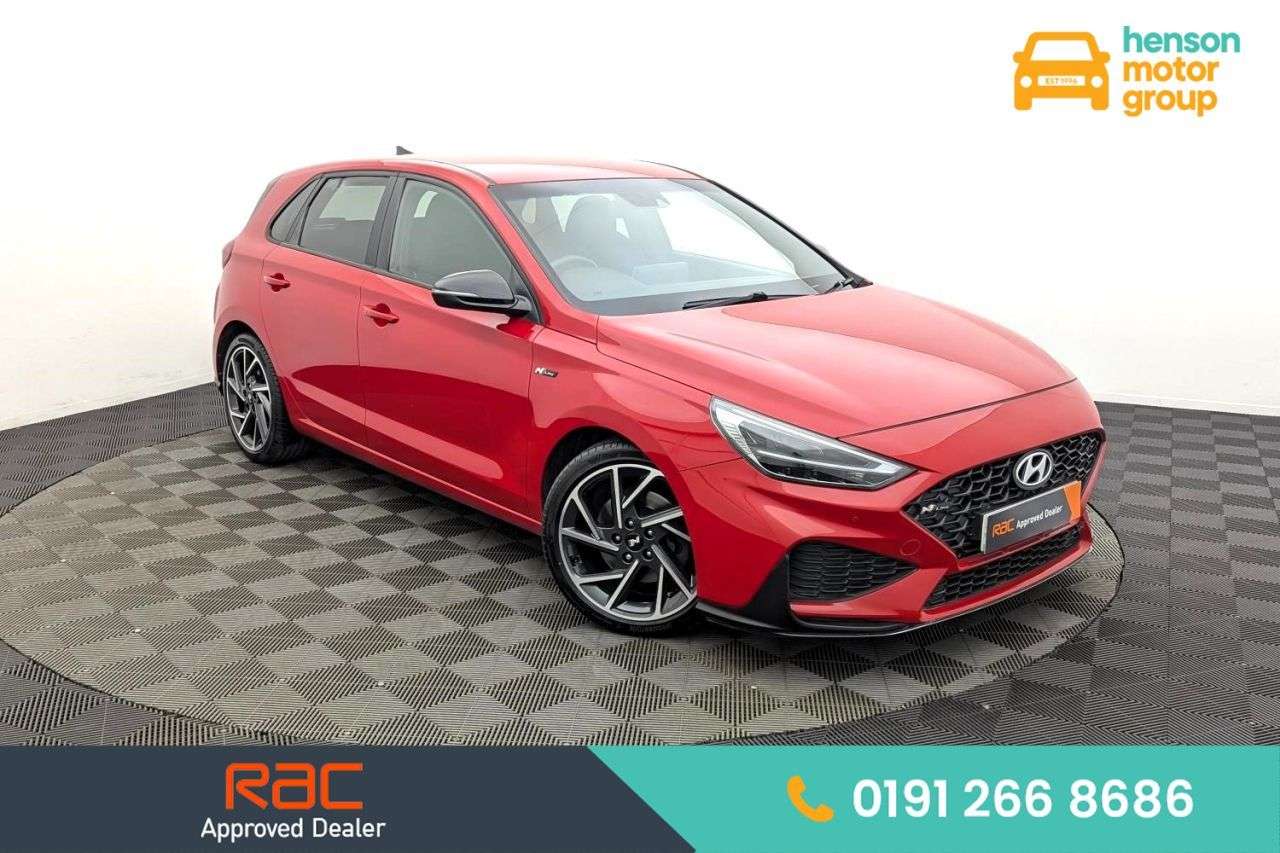 A 2022 HYUNDAI I30 1.5 T-GDi MHEV N Line Hatchback 5dr Petrol Hybrid Manual Euro 6 (s/s) (159 A 2022 HYUNDAI I30 1.5 T-GDi MHEV N Line Hatchback 5dr Petrol Hybrid Manual Euro 6 (s/s) (159
