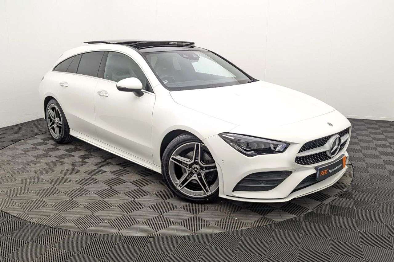 A 2021 MERCEDES-BENZ CLA 1.3 CLA180 AMG Line (Premium Plus 2) Shooting Brake 5dr Petrol 7G-DCT Euro A 2021 MERCEDES-BENZ CLA 1.3 CLA180 AMG Line (Premium Plus 2) Shooting Brake 5dr Petrol 7G-DCT Euro
