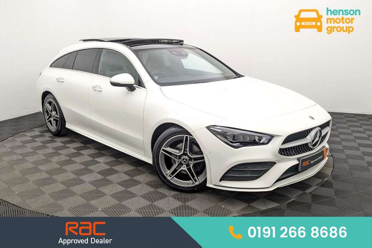 A 2021 MERCEDES-BENZ CLA 1.3 CLA180 AMG Line (Premium Plus 2) Shooting Brake 5dr Petrol 7G-DCT Euro A 2021 MERCEDES-BENZ CLA 1.3 CLA180 AMG Line (Premium Plus 2) Shooting Brake 5dr Petrol 7G-DCT Euro