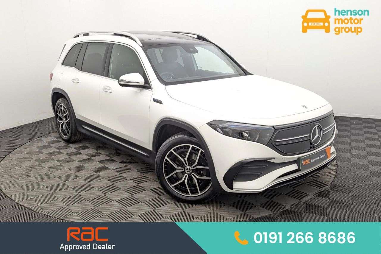 A 2022 MERCEDES-BENZ EQB EQB 350 66.5kWh AMG Line (Premium) SUV 5dr Electric Auto 4MATIC (292 ps) Aw A 2022 MERCEDES-BENZ EQB EQB 350 66.5kWh AMG Line (Premium) SUV 5dr Electric Auto 4MATIC (292 ps) Aw