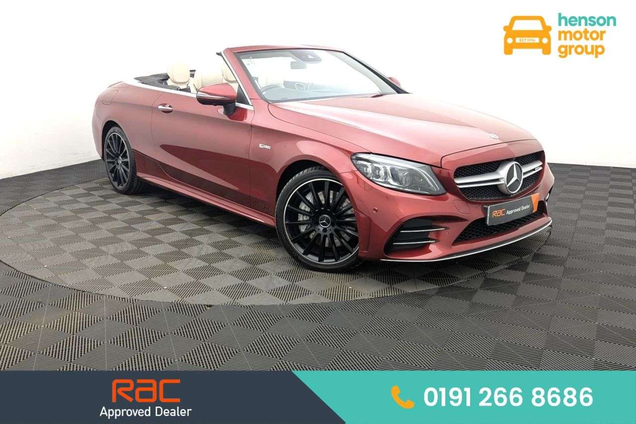 A 2020 MERCEDES-BENZ C CLASS 3.0 C43 V6 AMG (Premium Plus) Cabriolet 2dr Petrol G-Tronic+ 4MATIC Euro 6 A 2020 MERCEDES-BENZ C CLASS 3.0 C43 V6 AMG (Premium Plus) Cabriolet 2dr Petrol G-Tronic+ 4MATIC Euro 6