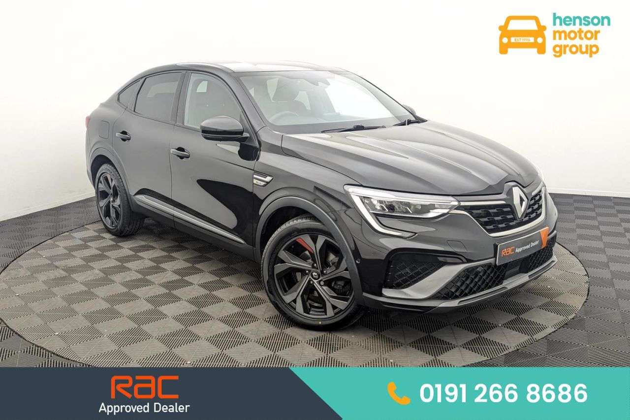 A 2022 RENAULT ARKANA 1.6 E-TECH r.s. line SUV 5dr Petrol Hybrid Auto 2WD Euro 6 (s/s) (145 bhp) A 2022 RENAULT ARKANA 1.6 E-TECH r.s. line SUV 5dr Petrol Hybrid Auto 2WD Euro 6 (s/s) (145 bhp)