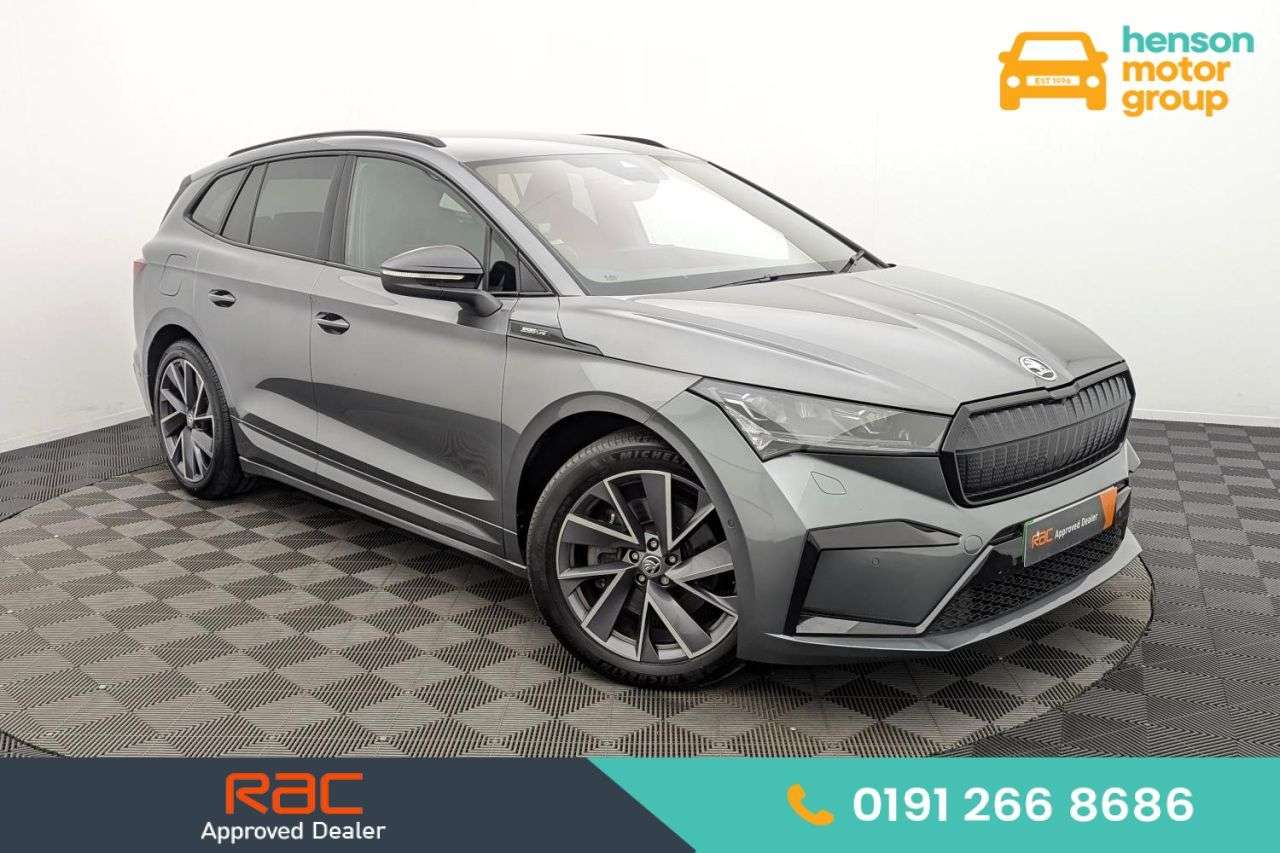 A 2022 SKODA ENYAQ iV 82kWh 80 SportLine SUV 5dr Electric Auto (DC125kW) (204 ps) Award Winnin A 2022 SKODA ENYAQ iV 82kWh 80 SportLine SUV 5dr Electric Auto (DC125kW) (204 ps) Award Winnin