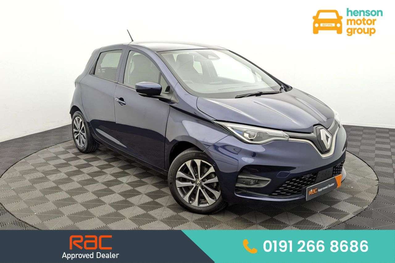 A 2022 RENAULT ZOE R135 EV50 52kWh GT Line + Hatchback 5dr Electric Auto (Rapid Charge) (134 b A 2022 RENAULT ZOE R135 EV50 52kWh GT Line + Hatchback 5dr Electric Auto (Rapid Charge) (134 b