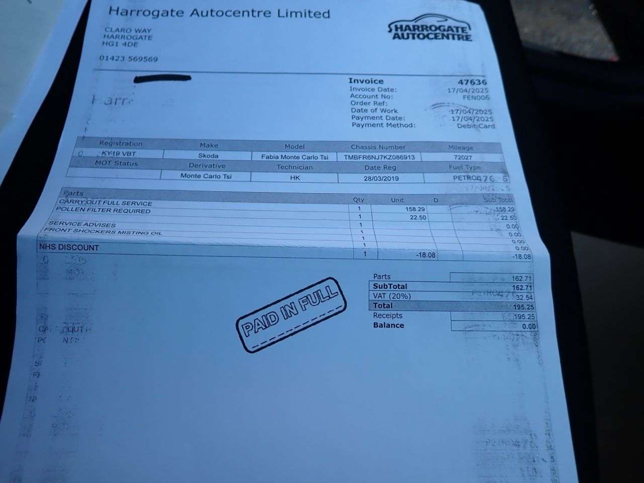 2019 SKODA FABIA 2019 SKODA FABIA