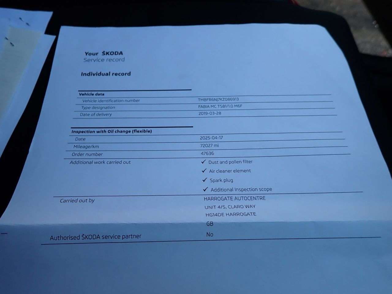 2019 SKODA FABIA 2019 SKODA FABIA