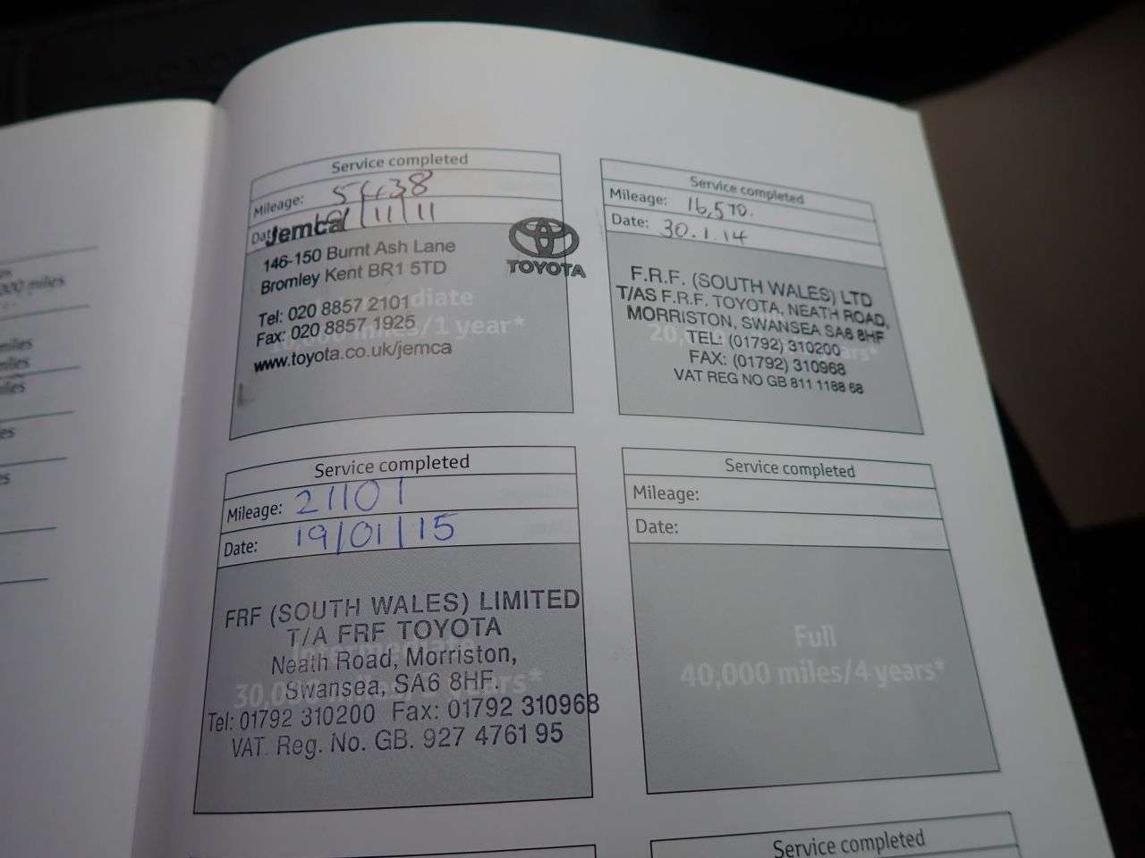 2010 TOYOTA VERSO 2010 TOYOTA VERSO