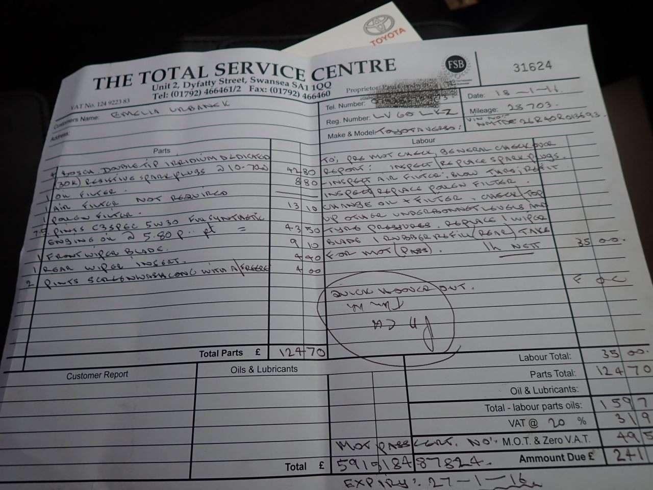 2010 TOYOTA VERSO 2010 TOYOTA VERSO