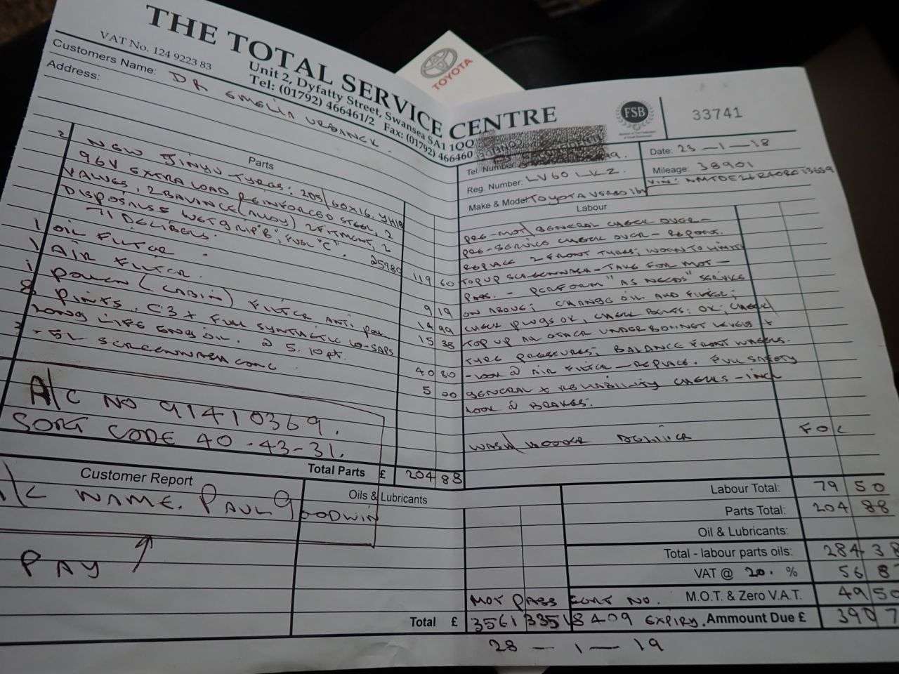 2010 TOYOTA VERSO 2010 TOYOTA VERSO