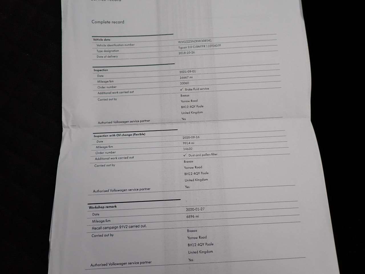 2018 VOLKSWAGEN TIGUAN 2018 VOLKSWAGEN TIGUAN