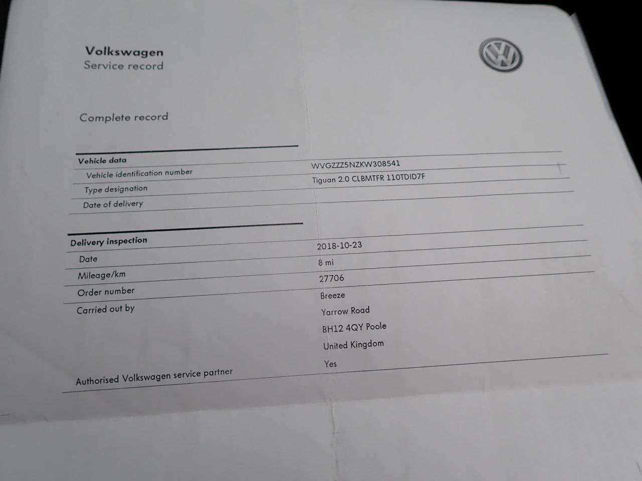 2018 VOLKSWAGEN TIGUAN 2018 VOLKSWAGEN TIGUAN