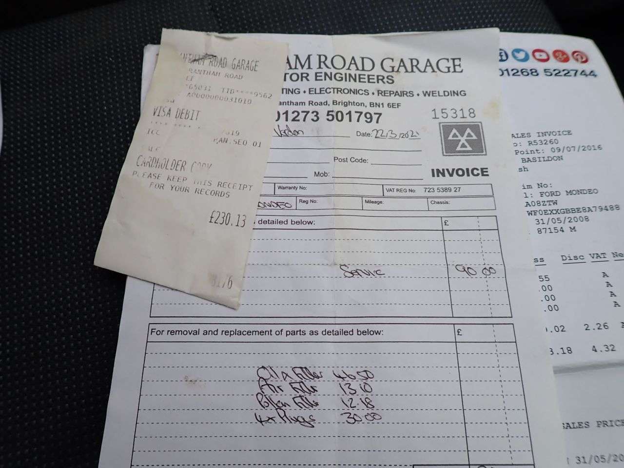 2008 FORD MONDEO 2008 FORD MONDEO