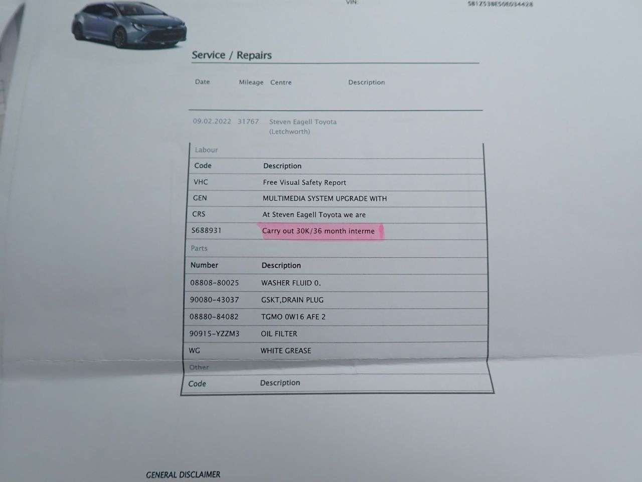 2019 TOYOTA COROLLA 2019 TOYOTA COROLLA