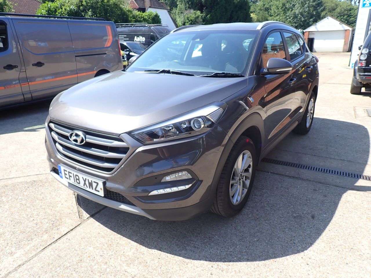 A 2018 HYUNDAI TUCSON 1.6 GDi Blue Drive SE SUV 5dr Petrol Manual Euro 6 (s/s) (132 ps) FULL ADVE A 2018 HYUNDAI TUCSON 1.6 GDi Blue Drive SE SUV 5dr Petrol Manual Euro 6 (s/s) (132 ps) FULL ADVE