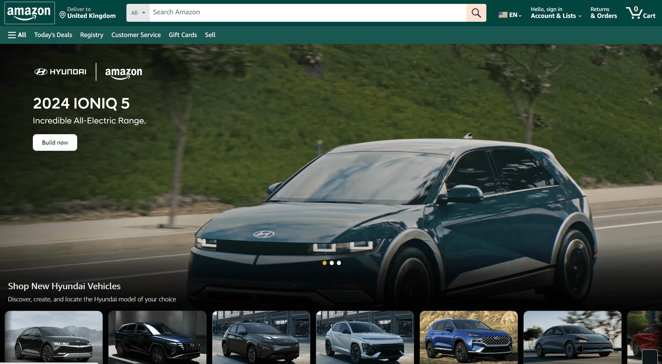 Hyundai becomes first ever car brand to sell vehicles on Amazon - news of a strategic partnership