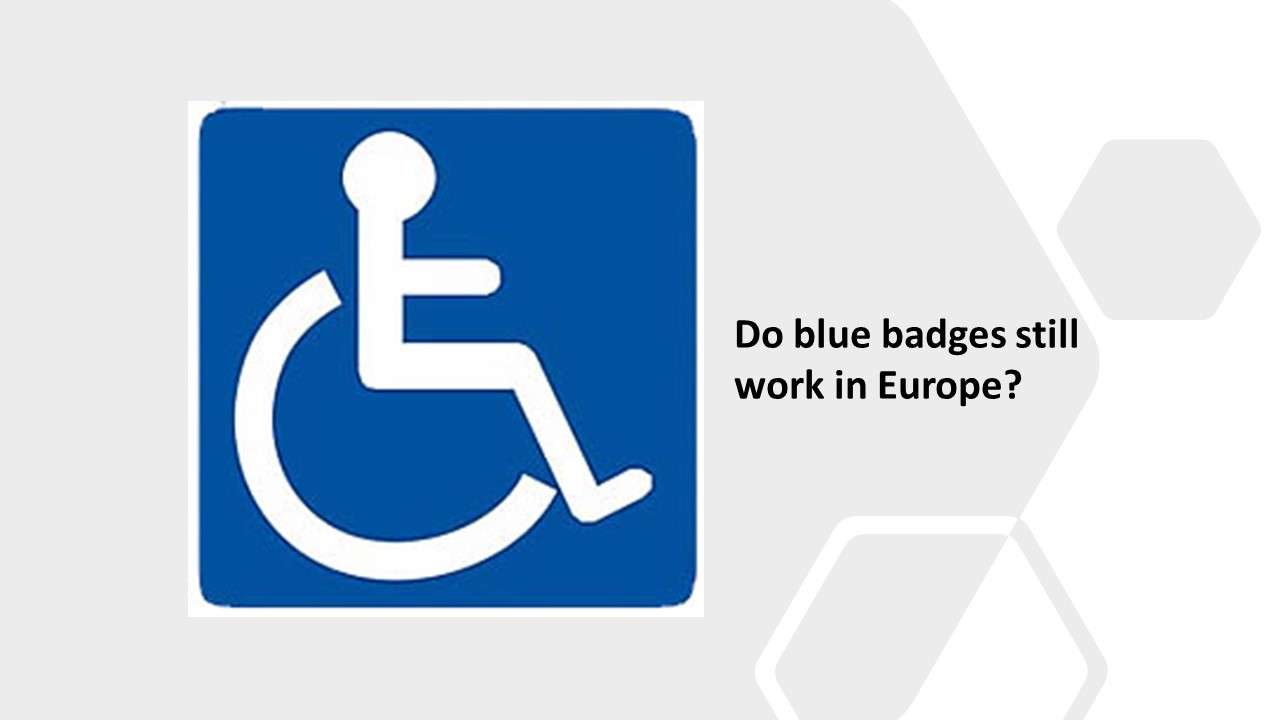 Do blue disabled badges work in Europe?