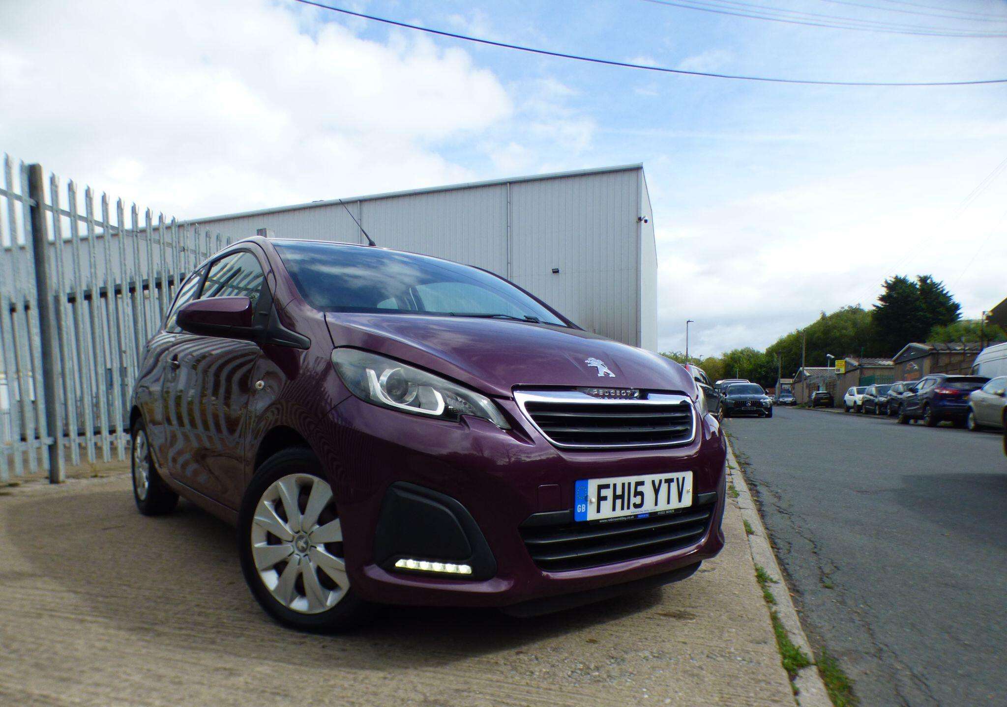 A 2015 PEUGEOT 108 1.0 Active Euro 6 3dr A 2015 PEUGEOT 108 1.0 Active Euro 6 3dr