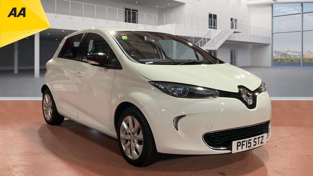 A 2015 RENAULT ZOE 22kWh Dynamique Intens Hatchback 5dr Electric Auto (Battery Lease) (88 bhp) A 2015 RENAULT ZOE 22kWh Dynamique Intens Hatchback 5dr Electric Auto (Battery Lease) (88 bhp)