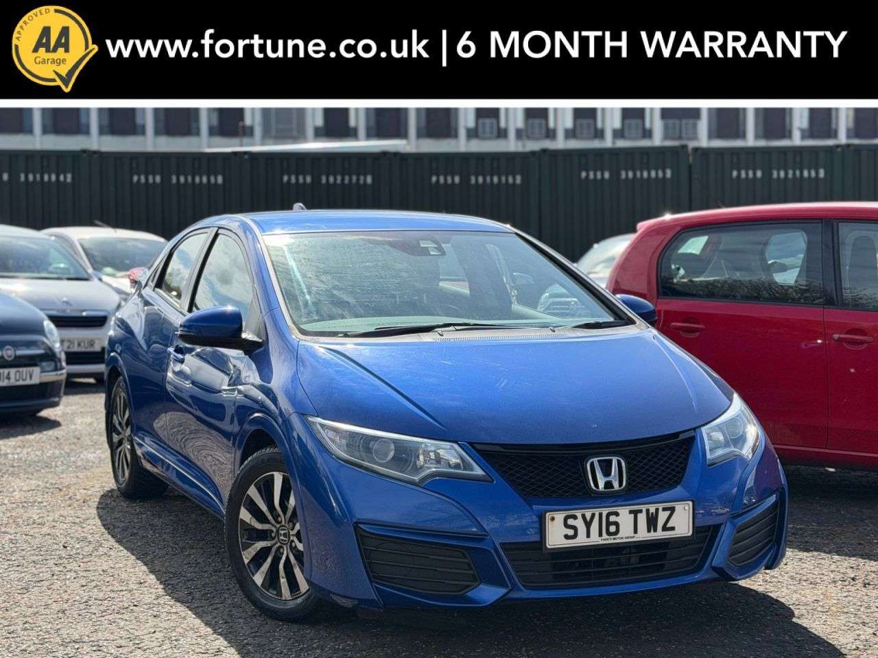 A 2016 HONDA CIVIC 1.4 i-VTEC S Hatchback 5dr Petrol Manual Euro 6 (s/s) (100 ps) A 2016 HONDA CIVIC 1.4 i-VTEC S Hatchback 5dr Petrol Manual Euro 6 (s/s) (100 ps)
