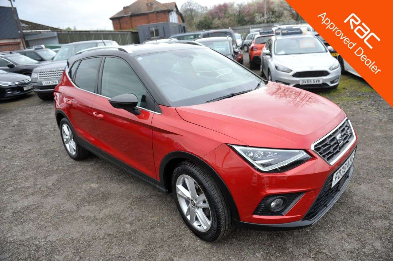 A 2021 SEAT ARONA 1.0 TSI GPF FR SUV 5dr Petrol Manual Euro 6 (s/s) (115 ps) RAC WARRANTY FIN A 2021 SEAT ARONA 1.0 TSI GPF FR SUV 5dr Petrol Manual Euro 6 (s/s) (115 ps) RAC WARRANTY FIN