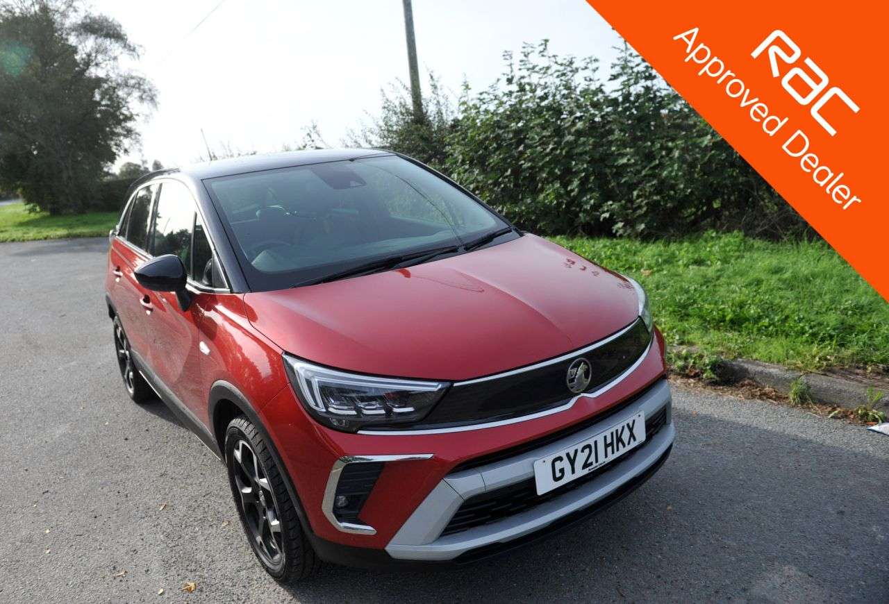 A 2021 VAUXHALL CROSSLAND 1.2 Turbo Elite Nav SUV 5dr Petrol Automatic Euro 6 / ULEZ (s/s) (130 ps) F A 2021 VAUXHALL CROSSLAND 1.2 Turbo Elite Nav SUV 5dr Petrol Automatic Euro 6 / ULEZ (s/s) (130 ps) F