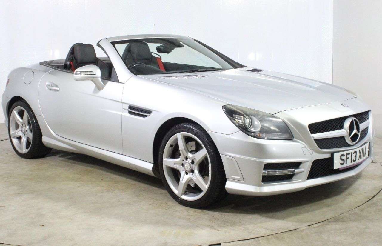 A 2013 MERCEDES-BENZ SLK 1.8 SLK250 BlueEfficiency AMG Sport Convertible 2dr Petrol G-Tronic+ Euro 5 A 2013 MERCEDES-BENZ SLK 1.8 SLK250 BlueEfficiency AMG Sport Convertible 2dr Petrol G-Tronic+ Euro 5