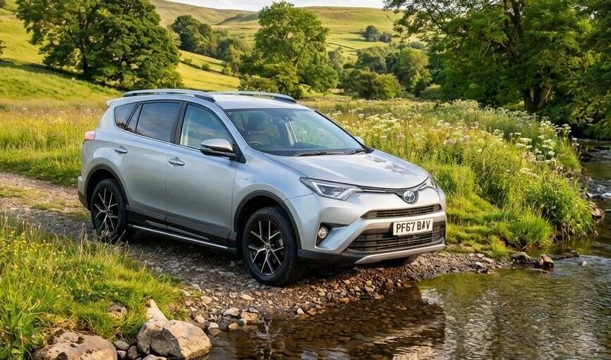 A 2017 TOYOTA RAV4 2.5 VVT-h Design SUV 5dr Petrol Hybrid CVT Euro 6 (s/s) (197 ps) A 2017 TOYOTA RAV4 2.5 VVT-h Design SUV 5dr Petrol Hybrid CVT Euro 6 (s/s) (197 ps)