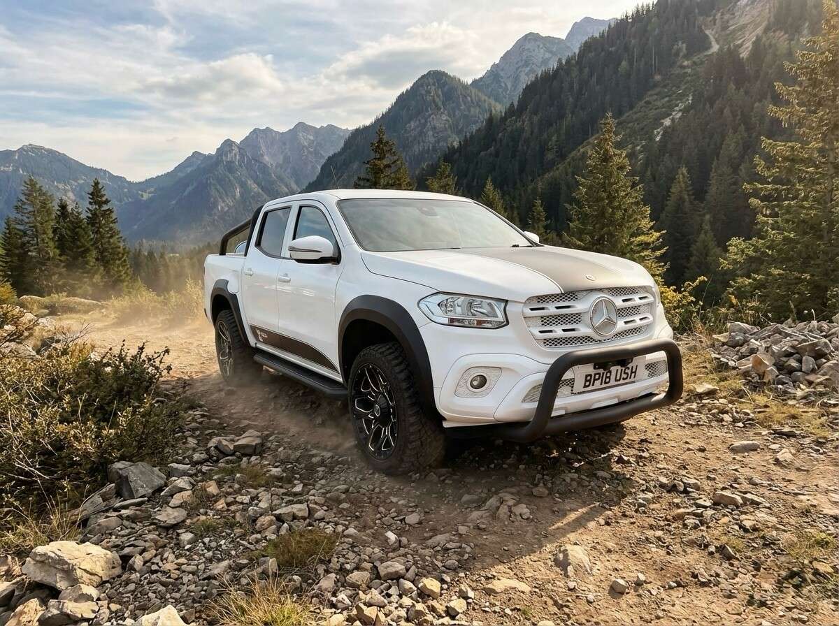 A 2018 MERCEDES-BENZ X CLASS 2.3 CDI Pure Pickup Double Cab 4dr Diesel 4MATIC Euro 6 (190 ps) A 2018 MERCEDES-BENZ X CLASS 2.3 CDI Pure Pickup Double Cab 4dr Diesel 4MATIC Euro 6 (190 ps)