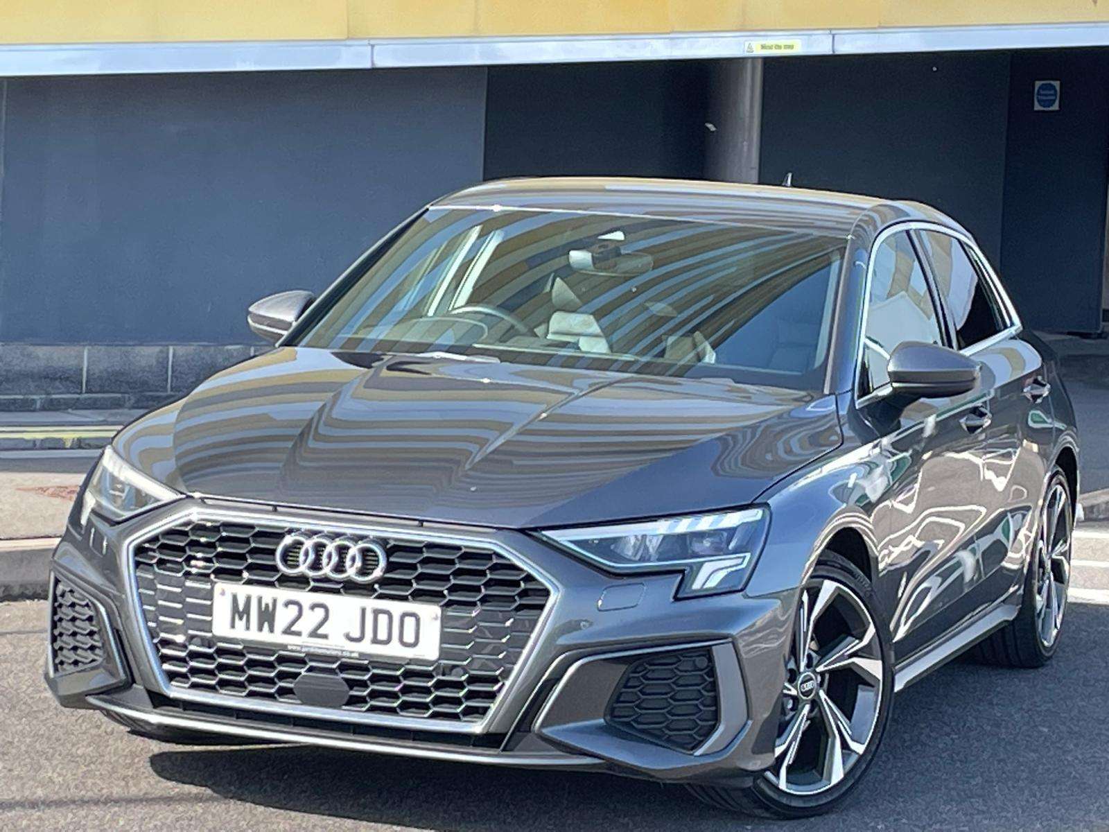 A 2022 AUDI A3 1.5 TFSI 35 S line Sportback 5dr Petrol S Tronic Euro 6 (s/s) (150 ps) A 2022 AUDI A3 1.5 TFSI 35 S line Sportback 5dr Petrol S Tronic Euro 6 (s/s) (150 ps)