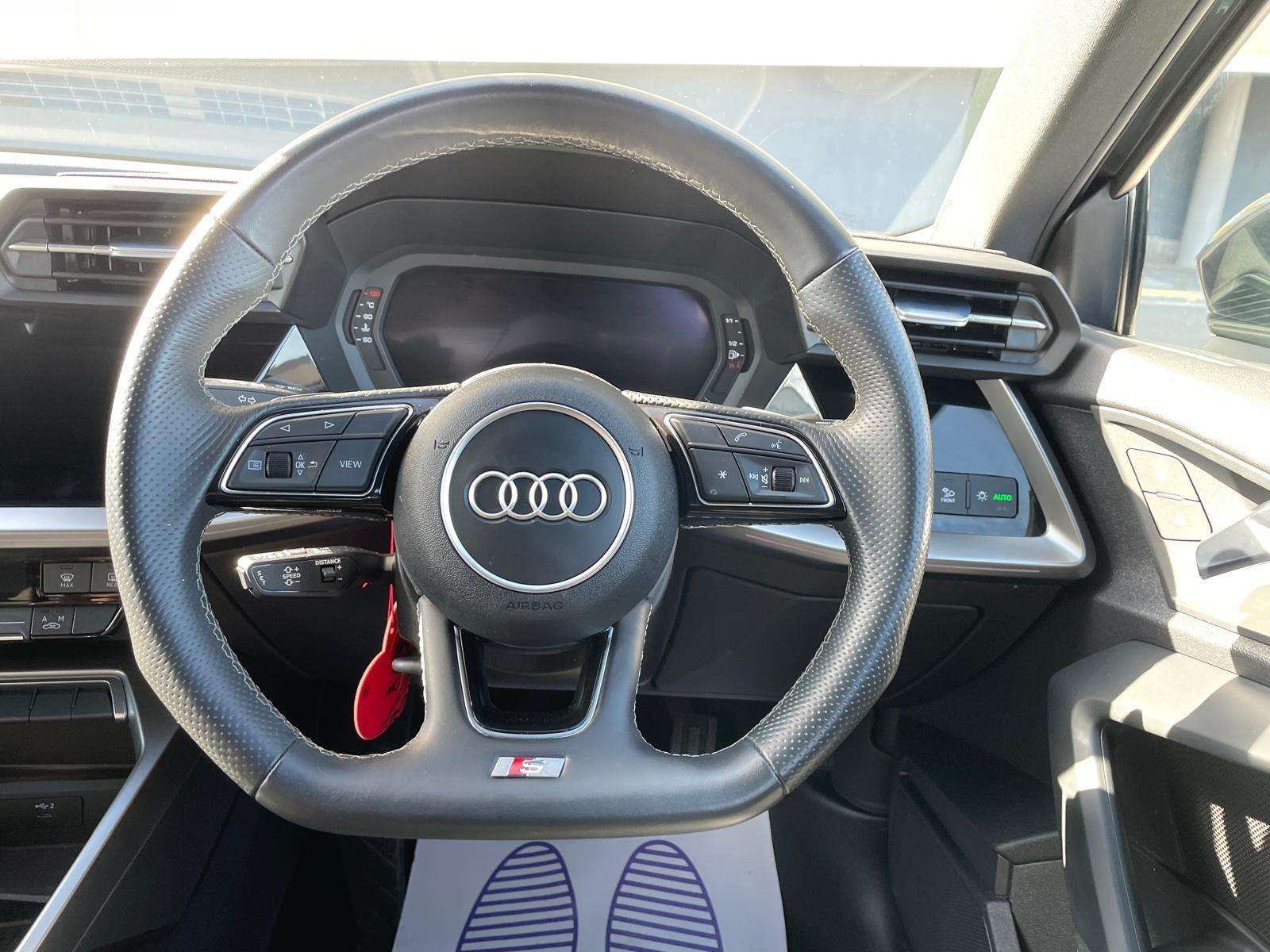 A 2022 AUDI A3 1.5 TFSI 35 S line Sportback 5dr Petrol S Tronic Euro 6 (s/s) (150 ps) A 2022 AUDI A3 1.5 TFSI 35 S line Sportback 5dr Petrol S Tronic Euro 6 (s/s) (150 ps)