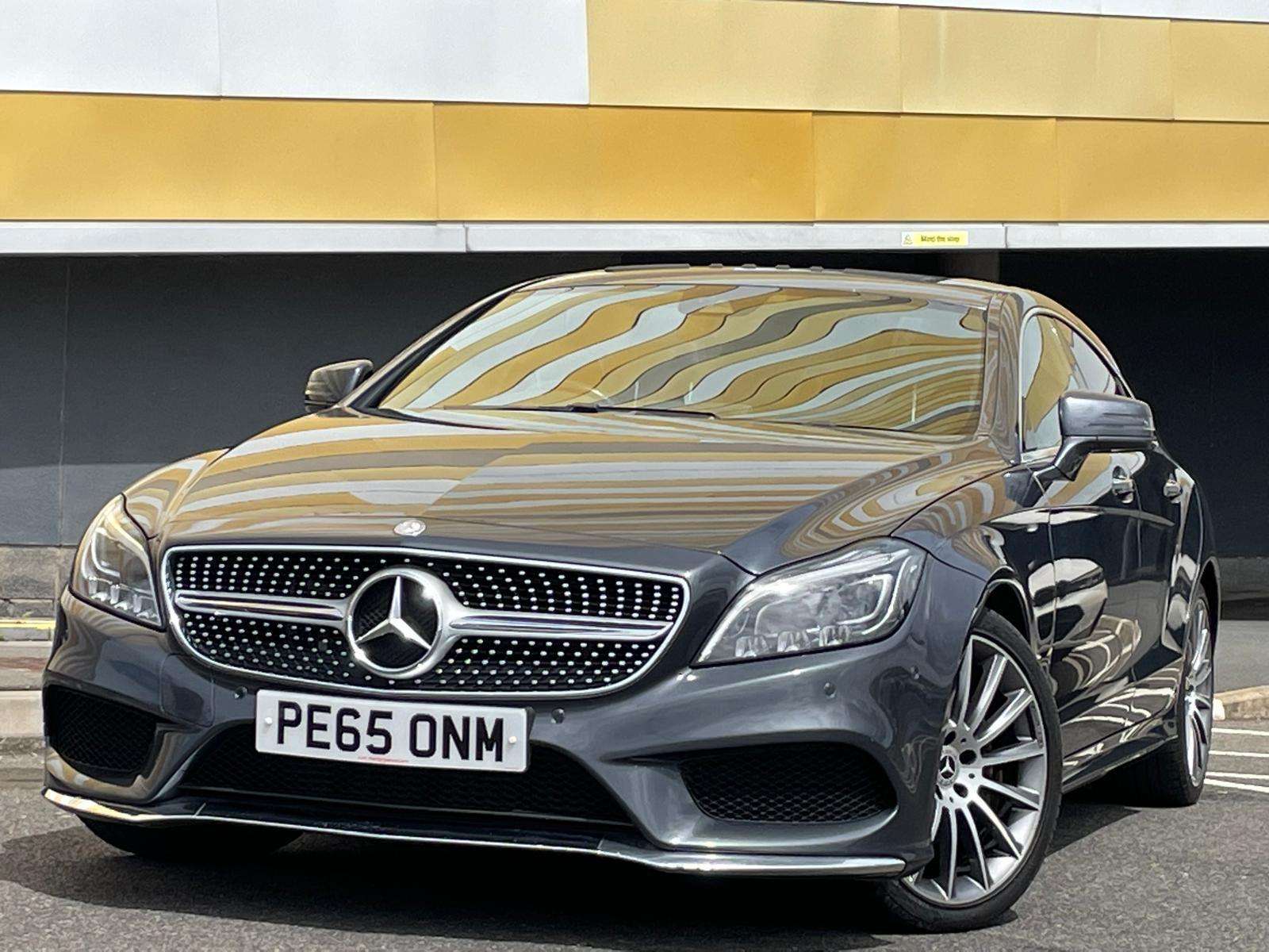 A 2015 MERCEDES-BENZ CLS 2.1 CLS220d AMG Line (Premium) Coupe 4dr Diesel G-Tronic+ Euro 6 (s/s) (177 ps) A 2015 MERCEDES-BENZ CLS 2.1 CLS220d AMG Line (Premium) Coupe 4dr Diesel G-Tronic+ Euro 6 (s/s) (177 ps)