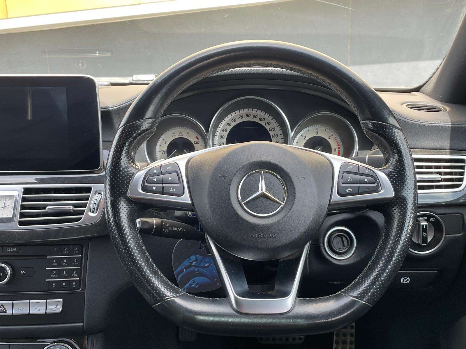A 2015 MERCEDES-BENZ CLS 2.1 CLS220d AMG Line (Premium) Coupe 4dr Diesel G-Tronic+ Euro 6 (s/s) (177 ps) A 2015 MERCEDES-BENZ CLS 2.1 CLS220d AMG Line (Premium) Coupe 4dr Diesel G-Tronic+ Euro 6 (s/s) (177 ps)